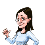 Kuva on koristekuva. Anna-rehtori piirroskuvana.