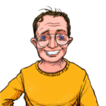 Kuva on koristekuva. Toni-rehtori piirroskuvana.